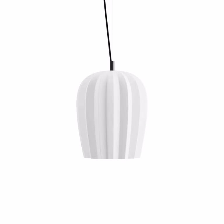 Karman Lampada a sospensione Sahara, dimmerabile, Bianco / Opale, Soggiorno / Sala da pranzo, Ceramica, Design, Lampada a sospensione