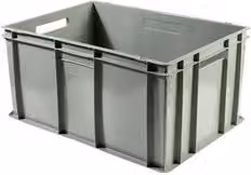 Cassetta per alimenti con maniglie Pavoni Italia Grigio L: 60 cm, P: 40 cm, H: 22 cm
