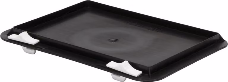 Coperchio nero per casse di dimensioni 400x300 mm