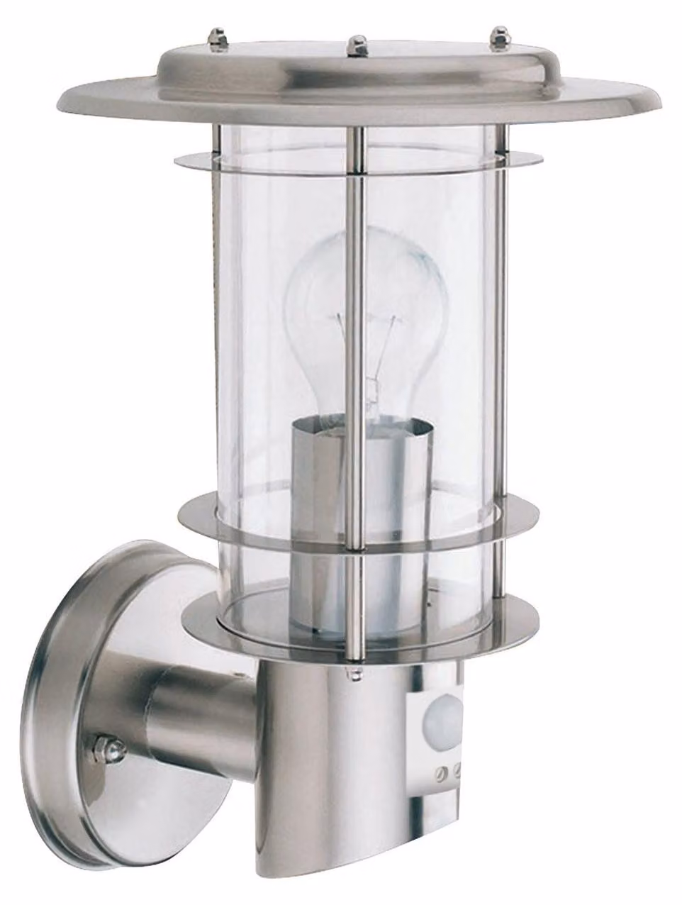 Applique Contemporanea Edgeware Acciaio Cromo 1 Luce E27