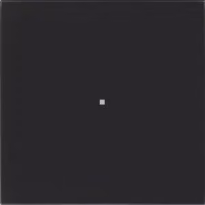 Berker 75161592 Sensore a sfioramento singolo Comfort in vetro, nero B.IQ