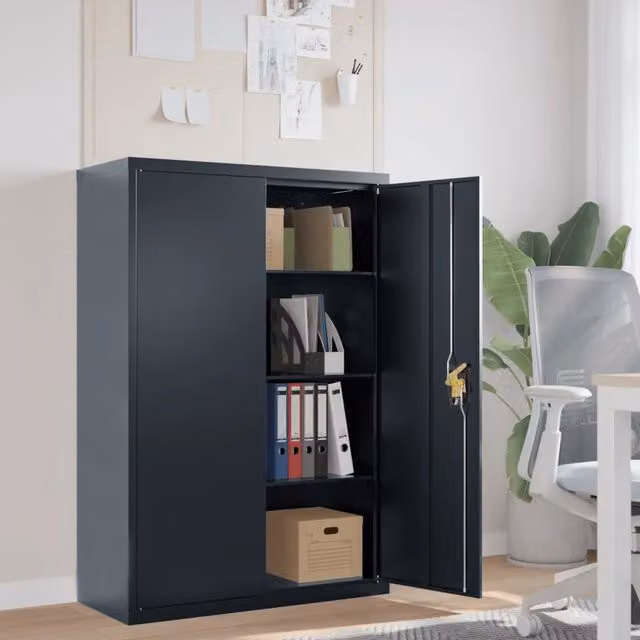 Armadio Classificatore Antracite 90x40x140 cm in Acciaio 339747