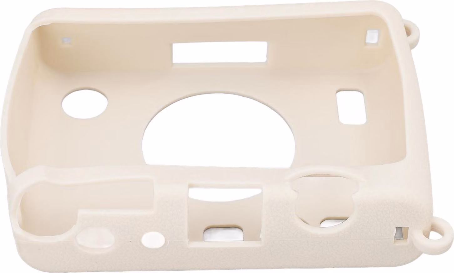 Copertura protettiva in silicone per fotocamera istantanea EVO, buona vestibilità, apertura precisa, copertura morbida, beige, bianco