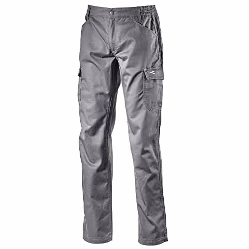 Pantalone Cotone Grigio L            Level Diadora