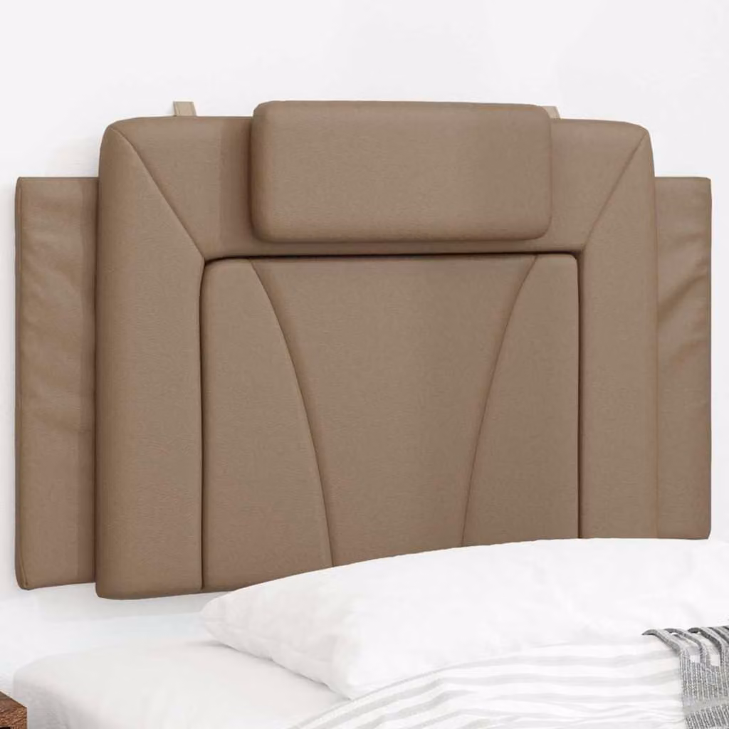 vidaXL Cuscino Testiera Viana Cappuccino 90 cm in Similpelle