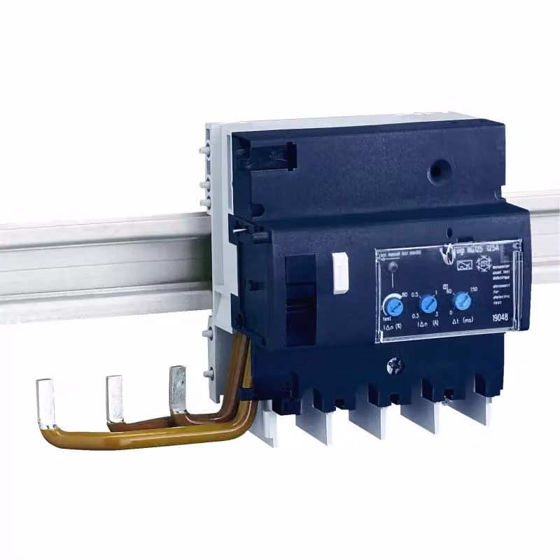 Schneider Electric FI-Block Vigi NG125, 3 poli, 125 A, 300-3000 mA, Tipo A, SI 19106