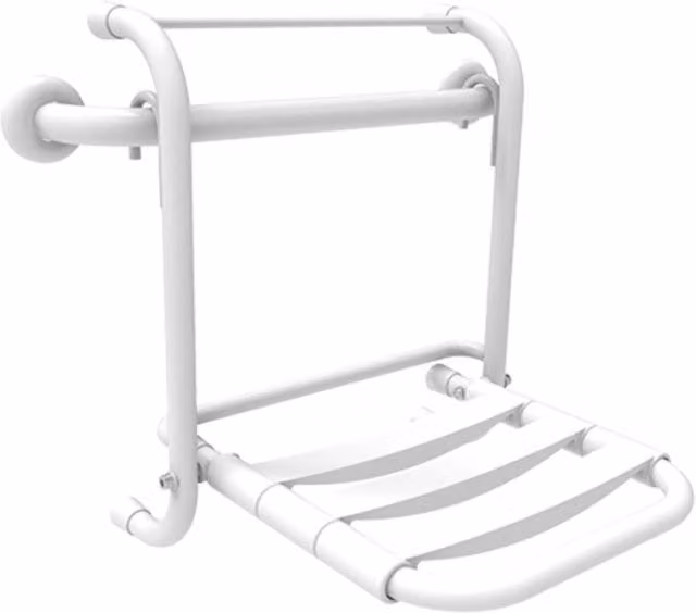 Sedile ribaltabile asportabile inox in nylon con doghe