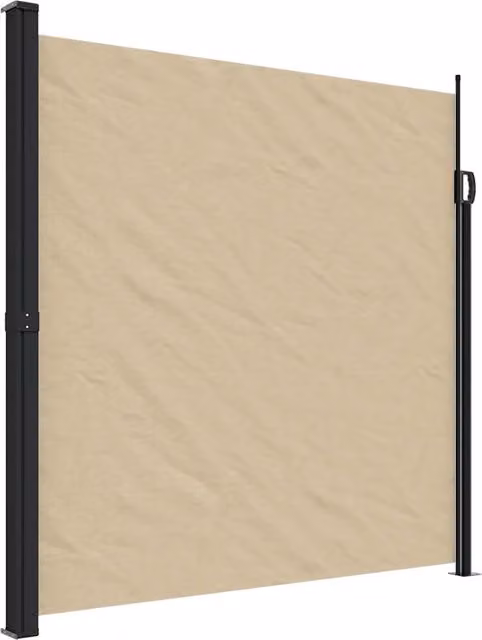 Tenda parasole laterale retrattile DESIGN IN in poliestere beige con struttura in alluminio e acciaio, L: 500 cm, H: 200 cm