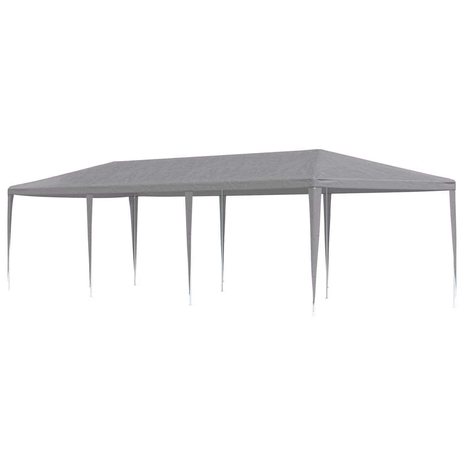Tenda Party vidaXL Grigio chiaro in PE e Acciaio L: 900 cm, P: 300 cm, H: 255 cm