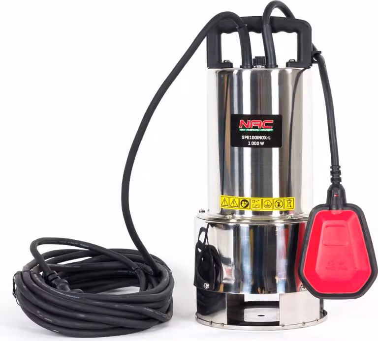 Pompa acqua sporca Nac inox 1000w