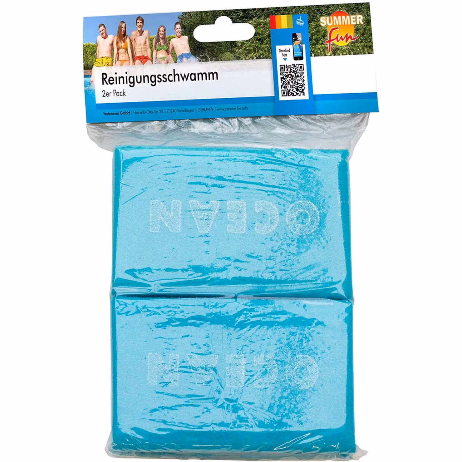 Set di 2 spugne per la pulizia Summerfun, 502010702