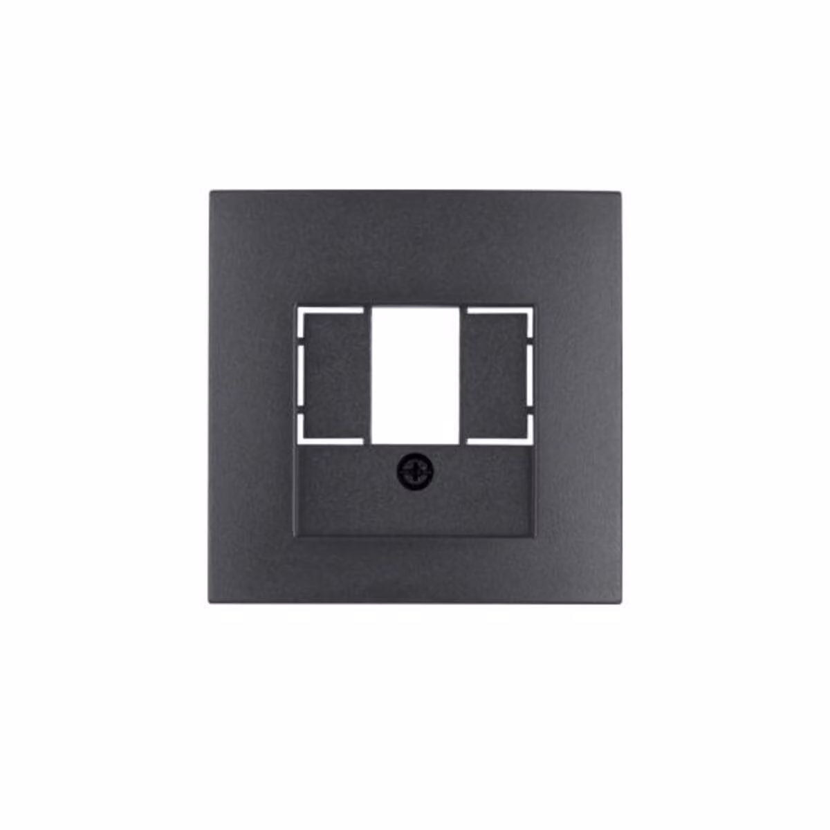 Placca centrale Berker anth/matt per presa TAE 10331606