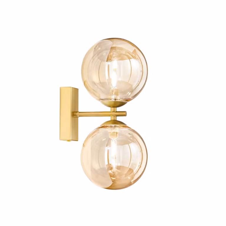 Luce Ambiente Design Applique da parete Honey, dimmerabile, Ottone / Oro, Soggiorno / Sala da pranzo, Metallo, Applique