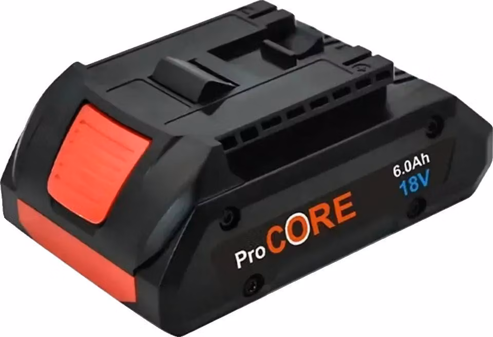 Batterie agli ioni di litio, capacità 6000 mAh, compatibile con sistemi a 18V, 6,0 Ah, confezione singola