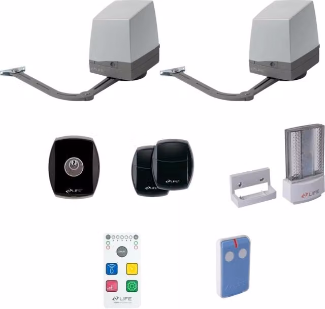 Kit per automazione cancello a battente Life Setup Armor Uni DL grigio