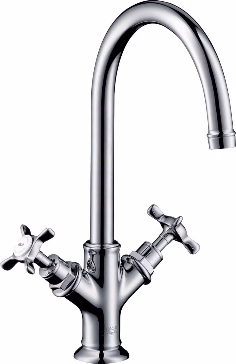 hansgrohe AXOR Montreux mitigeur lavabo à deux poignées 210, sans vidage escamotable, 16506000, 16506000