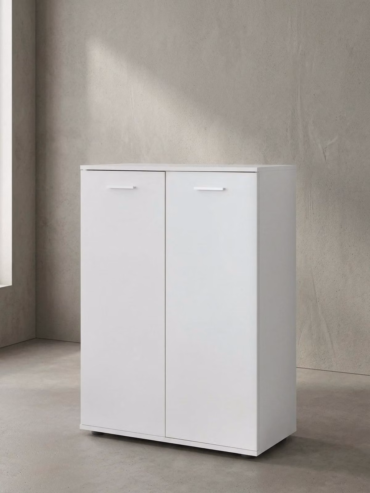 Cassettiera - credenza, legno, armadio da corridoio con ante, design moderno. 71x35x104 cm | Kadima Design