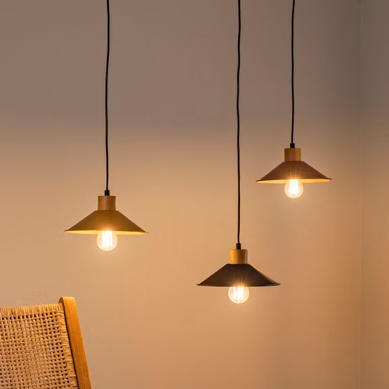 Lampada a sospensione Manavgat N-554 Opviq, dimmerabile, Multicolore, Soggiorno / Sala da pranzo, Metallo, Moderno, Lampada a sospensione