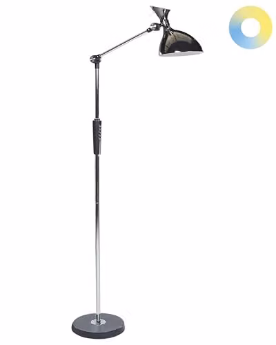 Beliani Lampada da terra LED in materiale sintetico169 cm