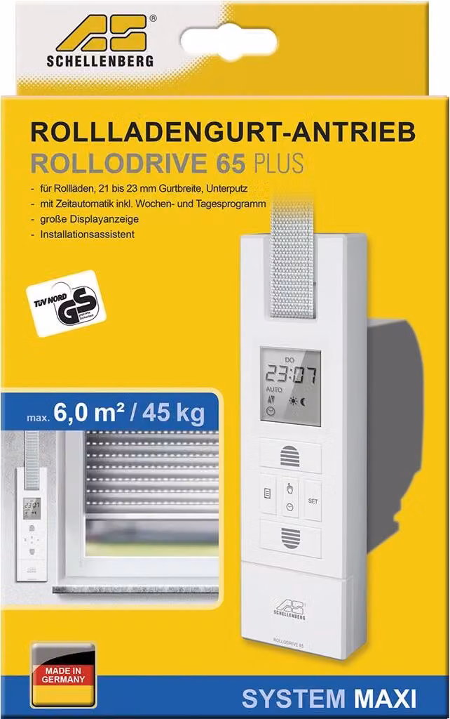 Trasmissione a cinghia per tapparelle Schellenberg RD65 PLUS