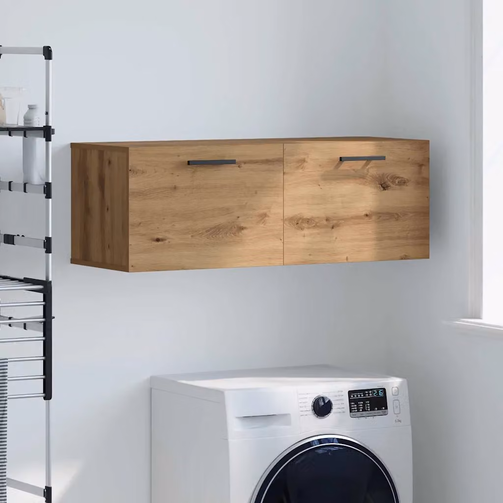 Armadietto a muro moderno vidaXL in legno marrone L: 100 cm, P: 36.5 cm, H: 35 cm