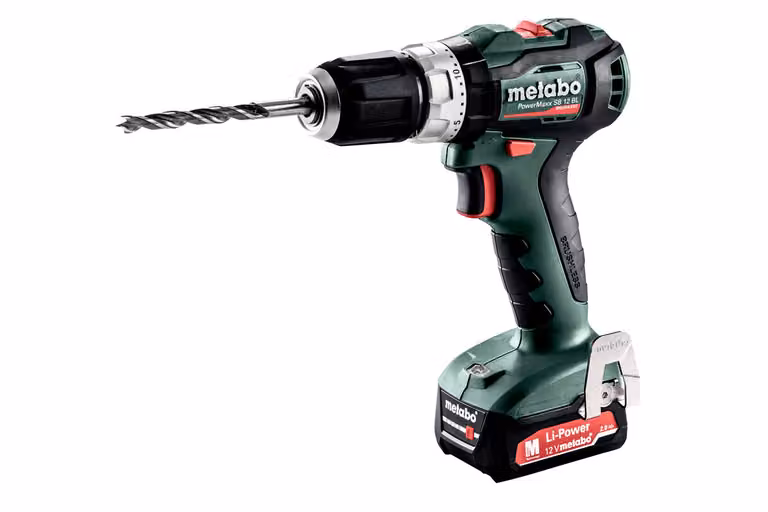 Trapano a percussione a batteria PowerMaxx SB 12 BL, 12V 2x2Ah Li-Ion + SC 30, 601077500