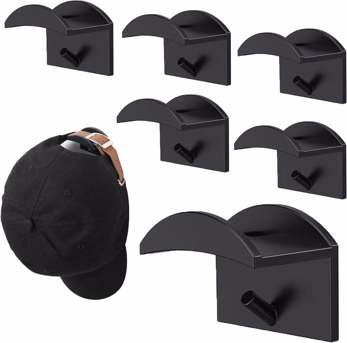 Visiere di ricambio per cappellini da baseball e accessori - confezione da 6 pezzi