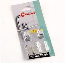 Set di 2 ganci ONDA Metaltex in acciaio colore argento cromato