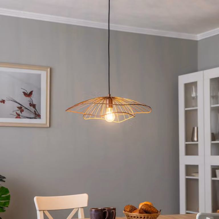 Lampada a sospensione Tel 6501 Opviq, dimmerabile, Rame, Soggiorno / Sala da pranzo, Metallo, Moderno, Lampada a sospensione