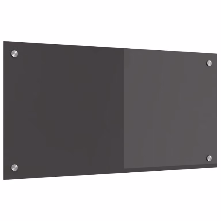 Schienale da cucina vidaXL in vetro temperato Grigio scuro L: 80 cm, P: 40 cm