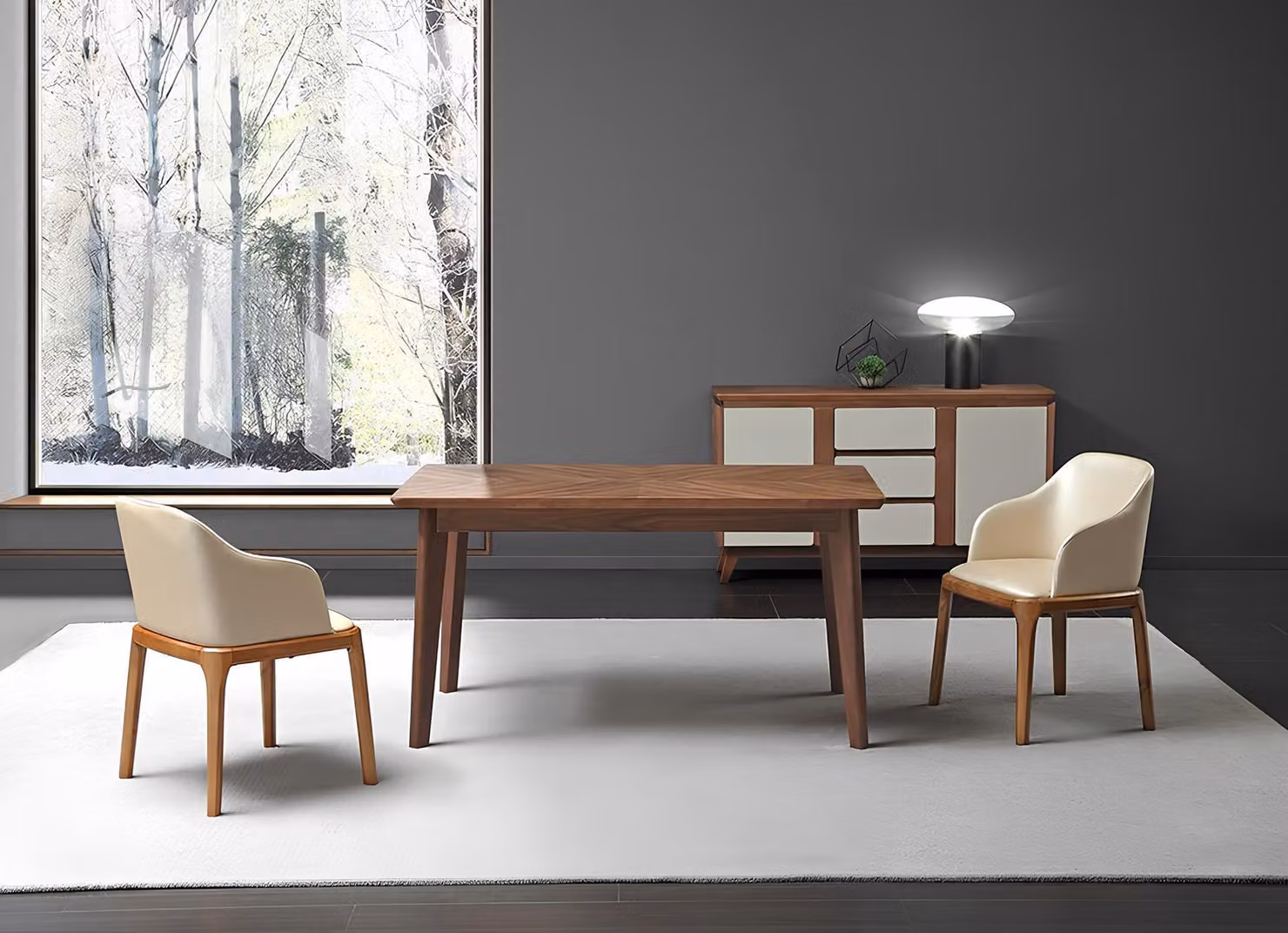 Ess Tisch Designer Italienische Möbel Holz Tisch Küche Wohn Zimmer 140x80cm