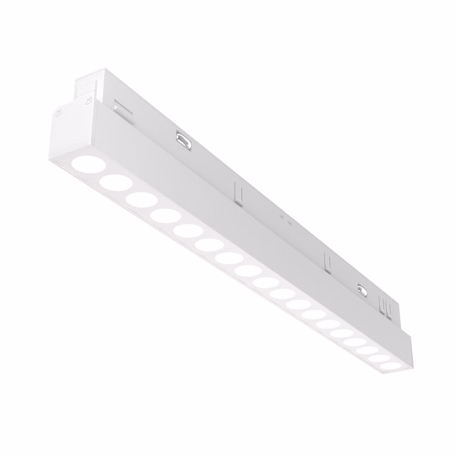 Maytoni apparecchio lineare per sistema di binari magnetici Exility Points LED incl. alluminio bianco 18W per cucina, camera da letto, soggiorno, sala da pranzo, atrio