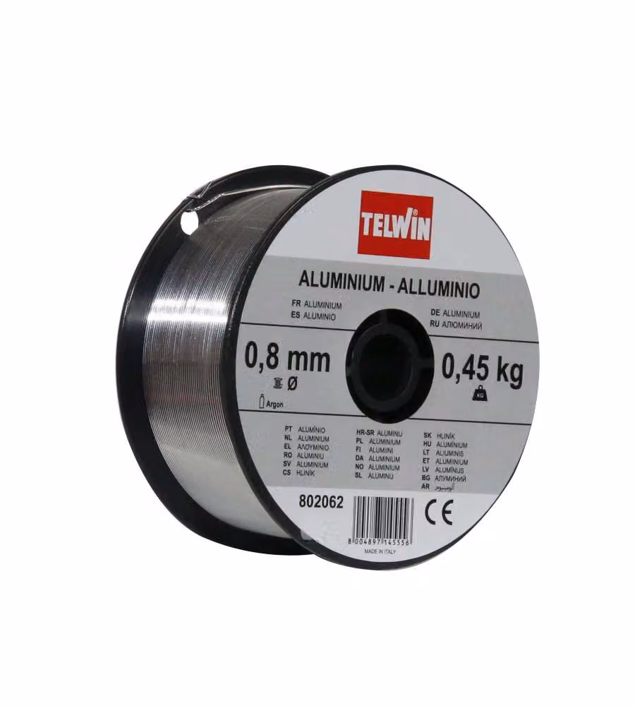Bobina di filo in alluminio 0,8 mm