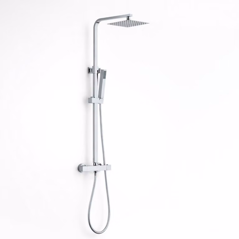 Colonna doccia quadrata miscelatore termostatico Cromato SH4139T YORK