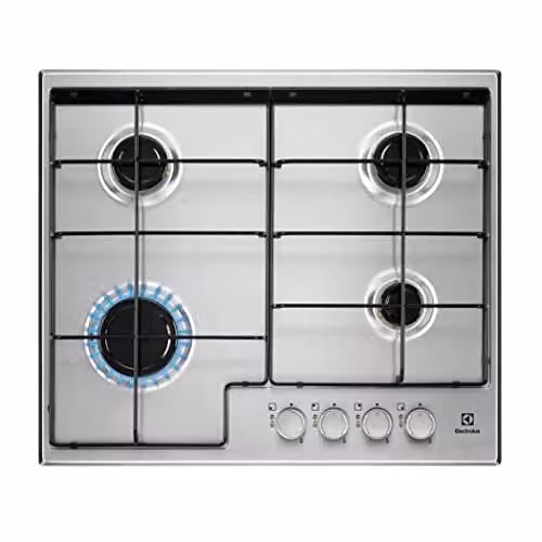 Electrolux EGS6424X piano cottura Acciaio inossidabile Incasso Gas