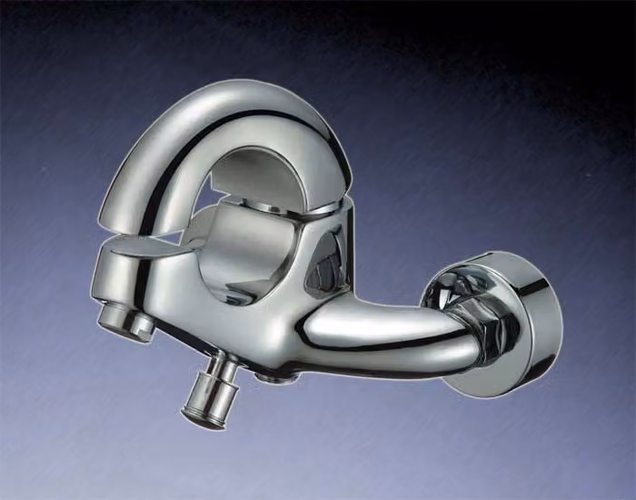 Rubinetto da vasca a vista cromato | Rubinetto da bagno | Miscelatore monocomando per vasca | Miscelatore monocomando | Rubinetto da vasca | Rubinetto per vasca
