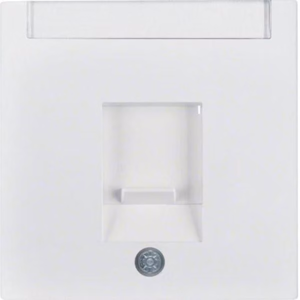 Berker 11708989 Z-Stk 1f con coperchio antipolvere. S.1, pw gl.