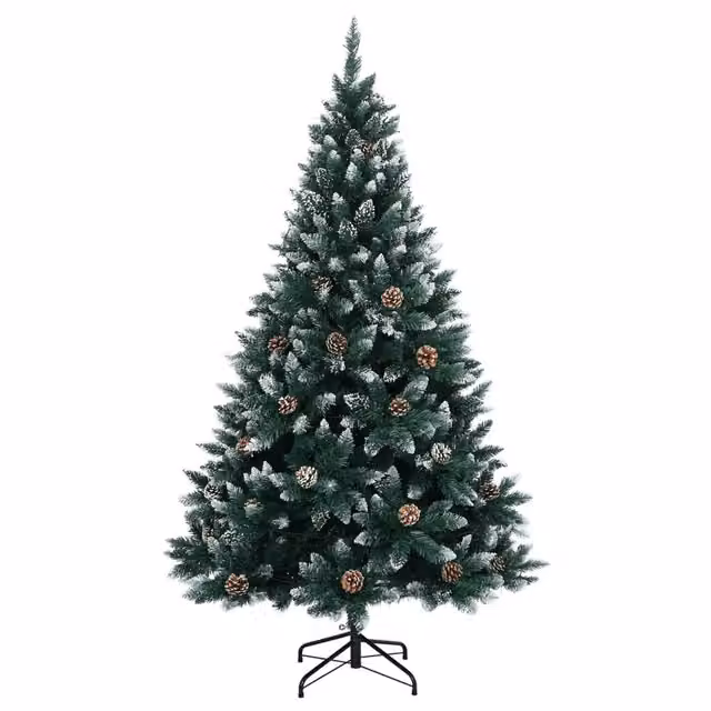 Albero di Natale Artificiale con 300 LED 210 cm 3315776