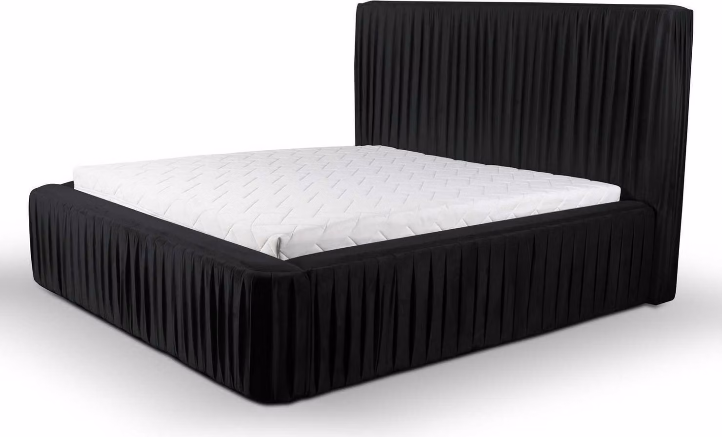 Bett Design Luxus Doppel Hotel Betten Schlaf Zimmer Luxus Schwarz Modern