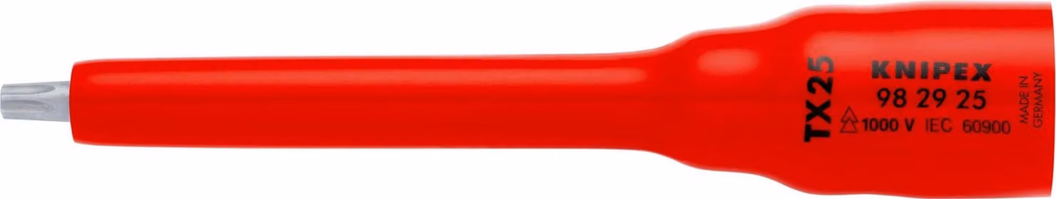 KNIPEX 98 29 25 Bussola 3/8" per TX25 123 mm