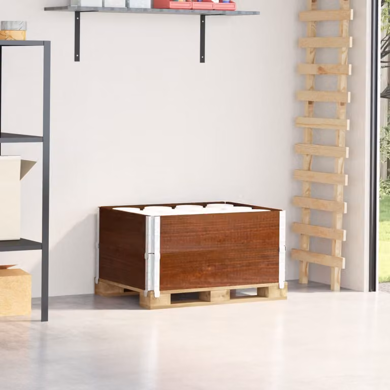 Letti rialzati in legno vidaXL Marrone L: 80 cm, P: 60 cm, H: 41 cm