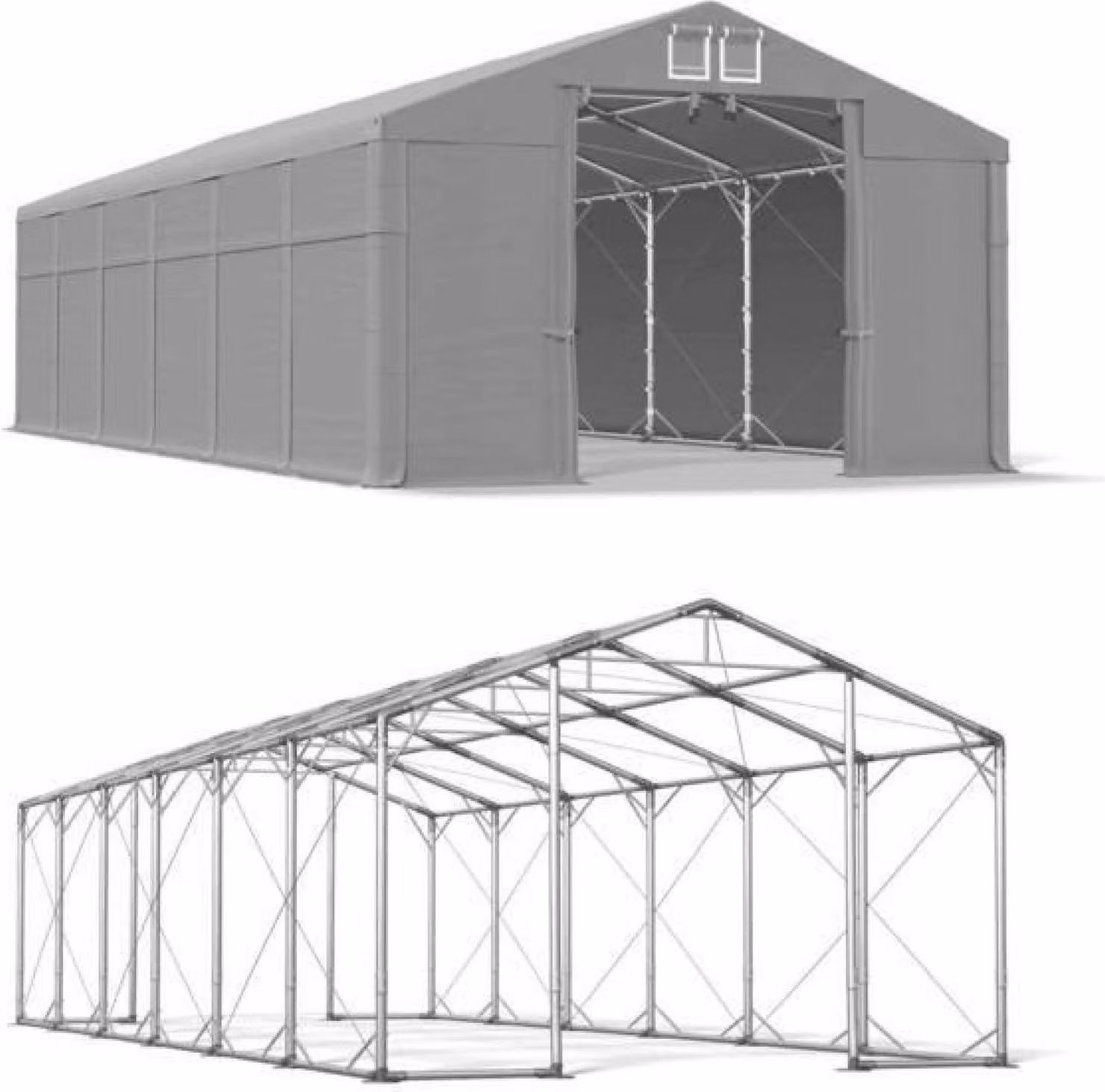 8x12 grigio Magazine Tenda POLAR MSD