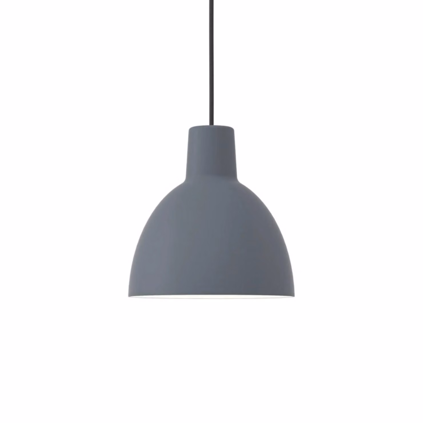 Louis Poulsen Lampada a sospensione Toldbod 250, dimmerabile, Alluminio / Grigio / Zincato, Soggiorno / Sala da pranzo, Alluminio, Design, Lampada a sospensione
