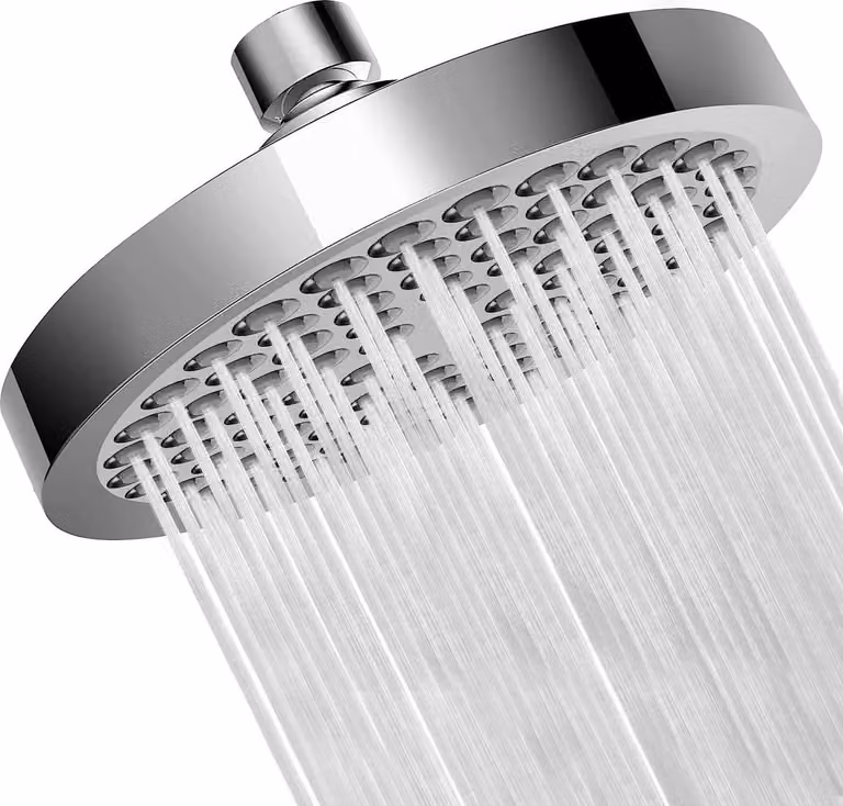 Doccia a soffitto - Doccia a pioggia - 15 cm - Ugello doccia con anticalcare - Doccia a soffitto ad alta pressione - Risparmio idrico