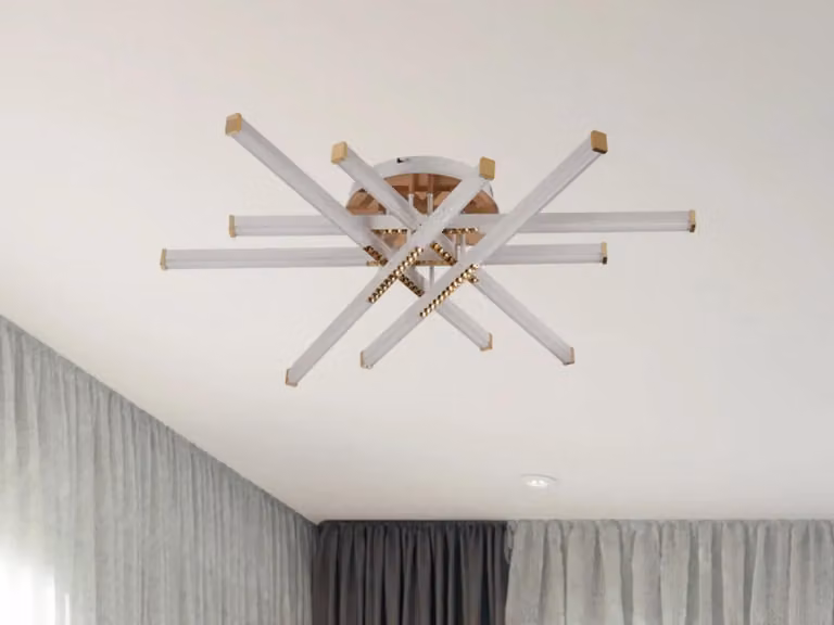 Lampada a soffitto a LED con telecomando, 90W - J7312/W