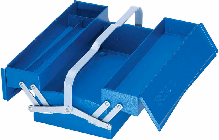 GEDORE 1263 L Cassetta degli attrezzi, vuota, 3 scomparti, 160x420x225 mm, 6608250