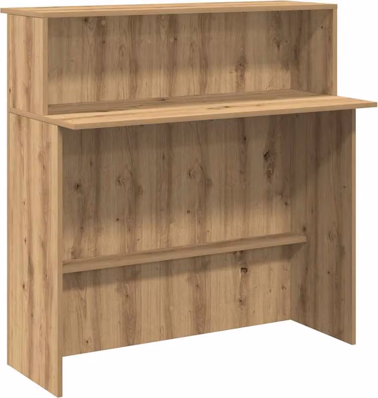 Banco Reception Rovere Artigianale 100x50x103,5cm in Truciolato