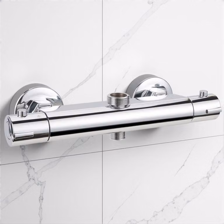 Termostato per doccia, miscelatore per bagno, cromato
