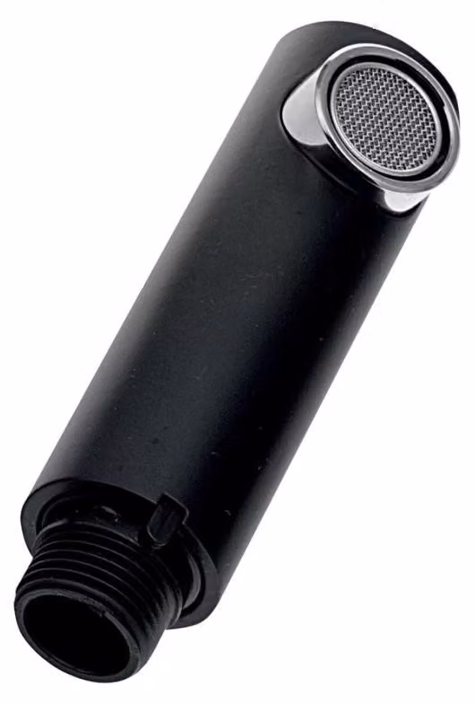 Sapho Doccetta estraibile per miscelatore da lavello 1/2", nero opaco