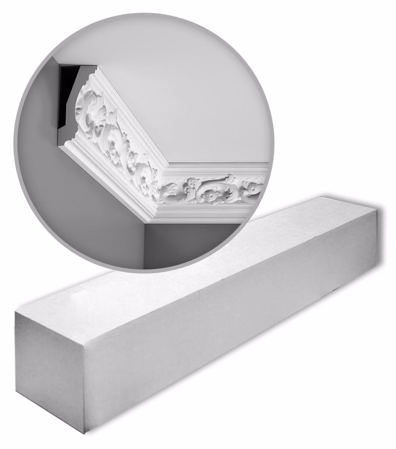 Cornici Orac Decor LUXXUS C201-box 1 cartone con 10 strisce decorative 20 m
